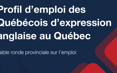 Profil d’emploi des Québécoises et des Québécois d’expression anglaise au Québec
